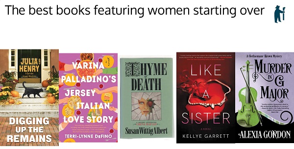 banner of book covers for theme: The best books for women starting over