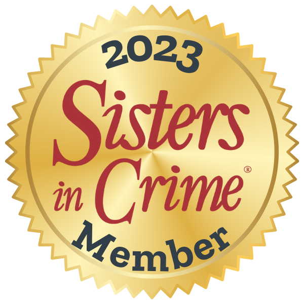 Sisters in Crime Member gold badge 2023
