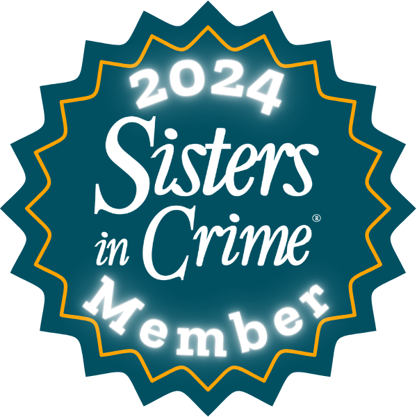 Sisters in Crime member badge 2024