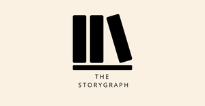 story graph logo; minimalistic book spines