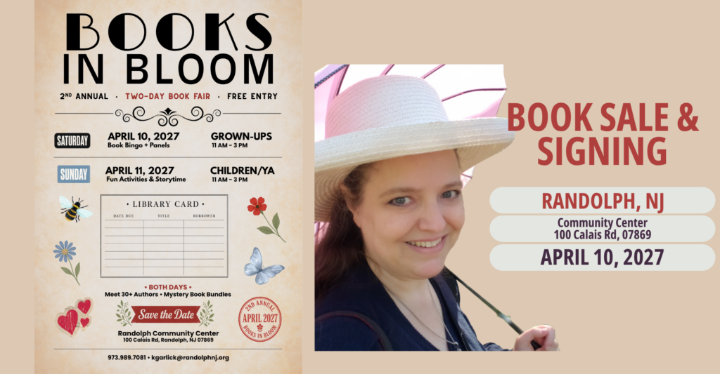 books in bloom 2027 promo image with Amber Love and specific date of April 10